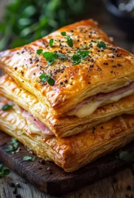 Knusprige Blätterteig-Schinken-Käse 21 Knusprige Blätterteig-Schinken-Käse