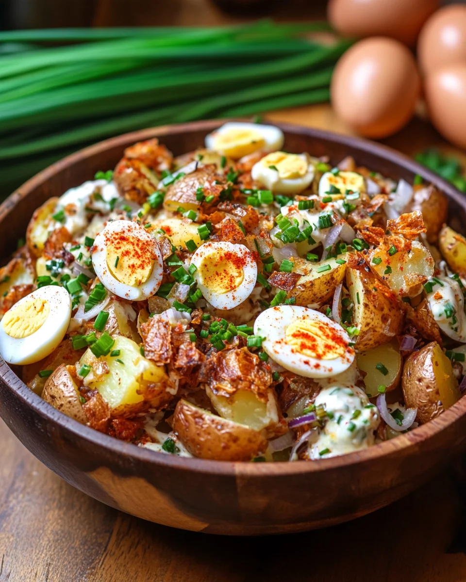 Knuspriger Kartoffelsalat