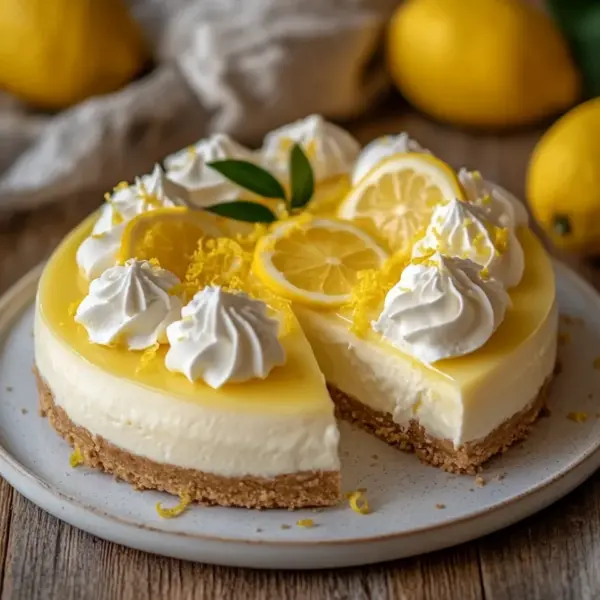 No-Bake Zitronen Käsekuchen Rezept