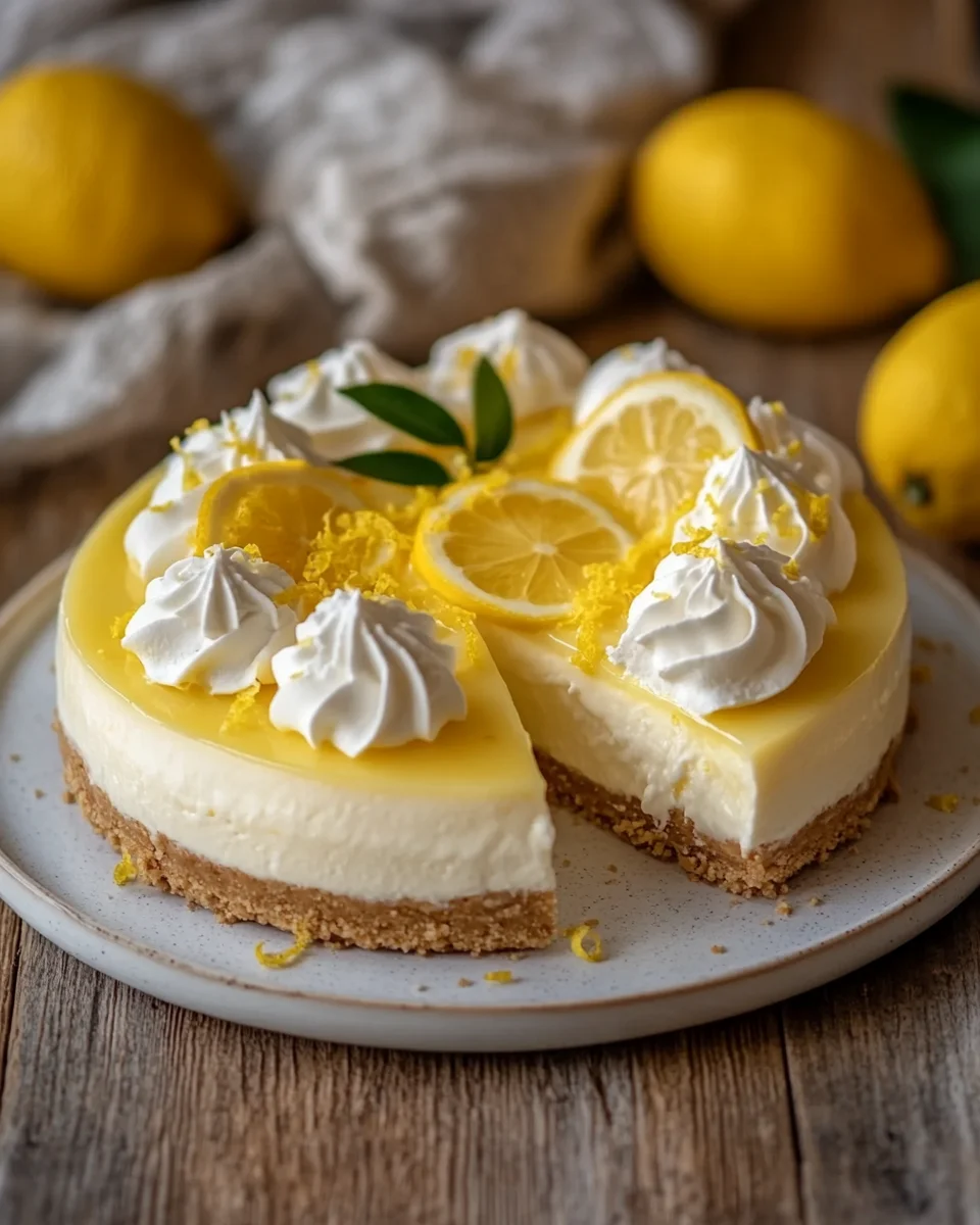 No-Bake Zitronen Käsekuchen Rezept