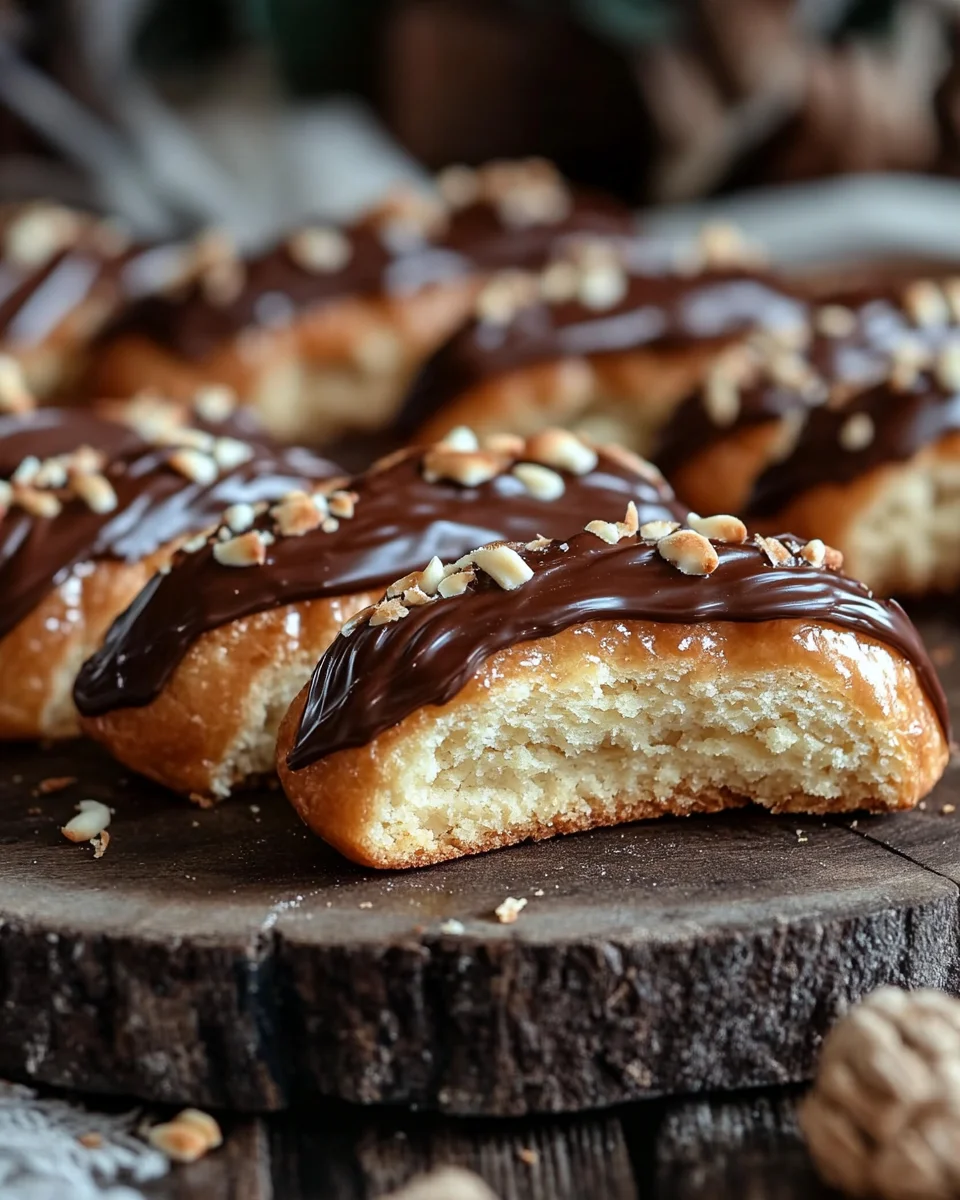 Nougat-Spitzbuben - Mürbe Plätzchen mit Nougat 19 Nougat-Spitzbuben