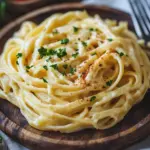 Nudeln in K&auml;se Sahne So&szlig;e