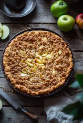 Omas blitzschneller Apfelkompott-Streuselkuchen