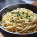 One Pot Knoblauch K&auml;se Pasta