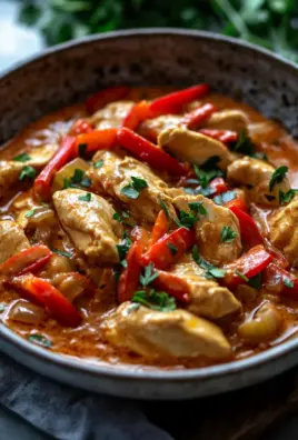 Paprika-Sahne-Hähnchen 22 Paprika-Sahne-Hähnchen
