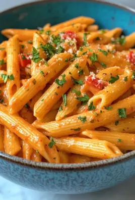 Penne in cremiger Paprikasoße 16 Penne in cremiger Paprikasoße