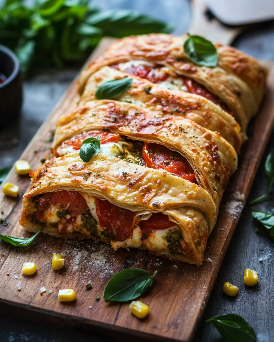 Pizza-Strudel