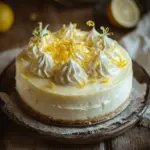 Quark-Schneekuchen mit Vanillepudding