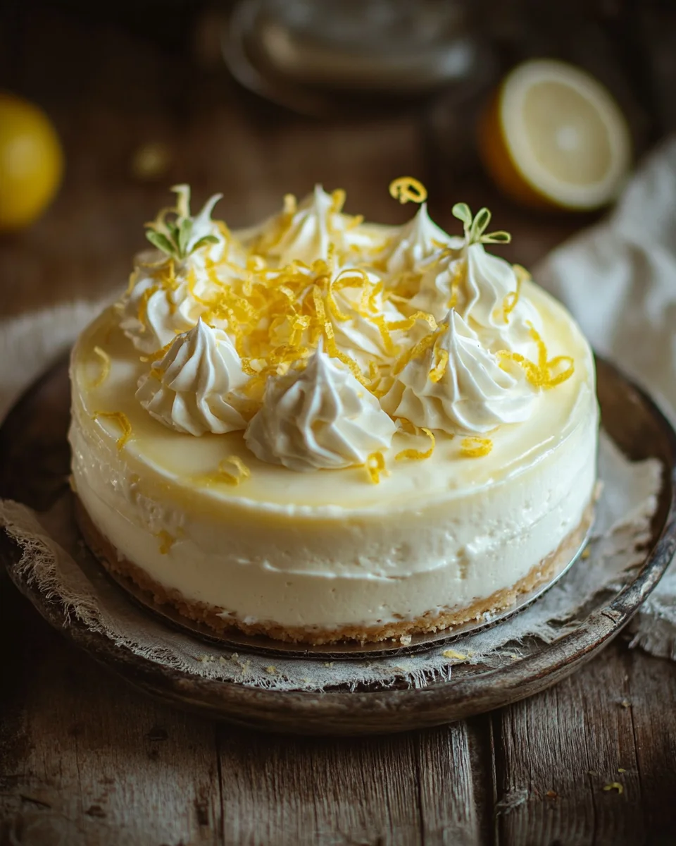Quark-Schneekuchen mit Vanillepudding