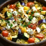 Reis aus dem Ofen mit Feta und Gem&uuml;se