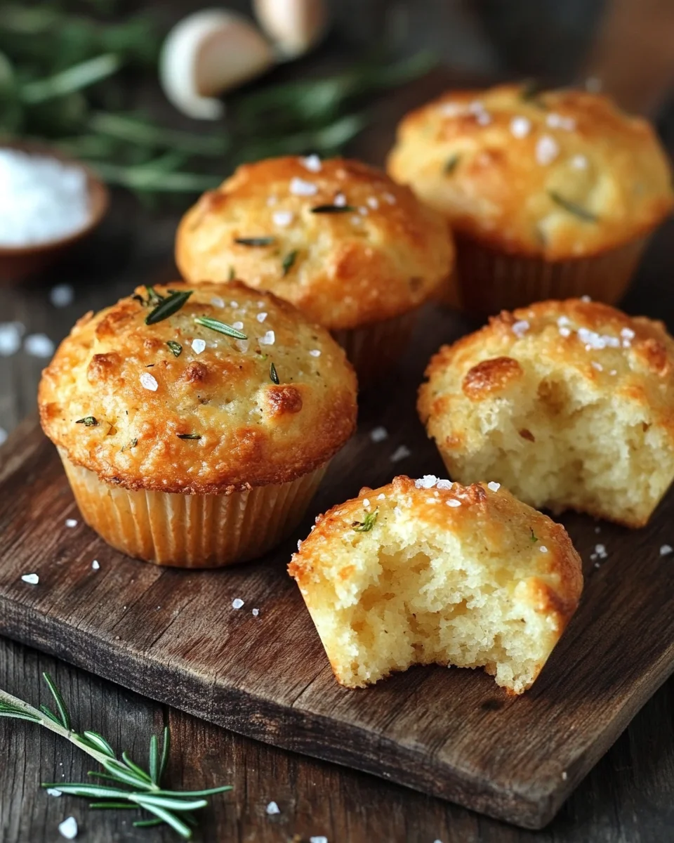 Rosmarin-Knoblauch-Focaccia-Muffins
