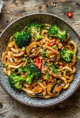Schnelle Asianudeln mit Erdnusssauce 24 Schnelle Asianudeln mit Erdnusssauce