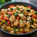 Schnelle Reispfanne mit H&uuml;hnchen