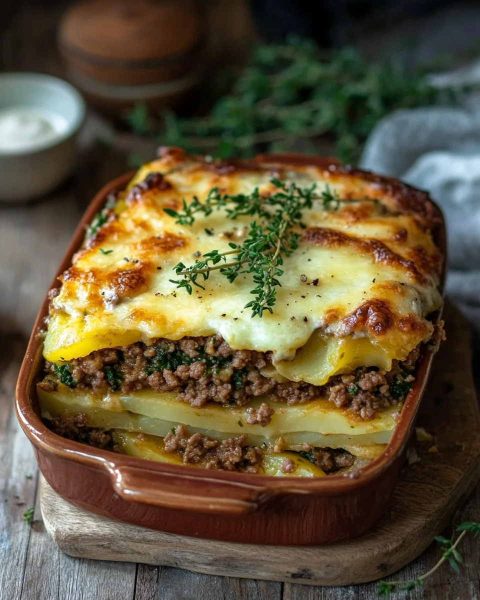 Spitzkohl-Hackfleisch-Auflauf mit Kartoffeln