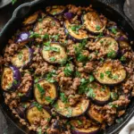 T&uuml;rkische Auberginen-Hackfleisch-Pfanne